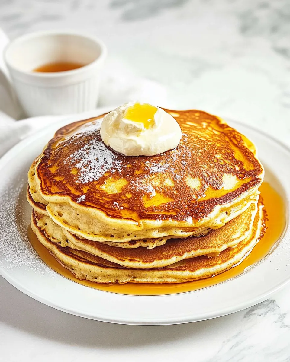 Delicious IHOP Protein Pancakes plate image