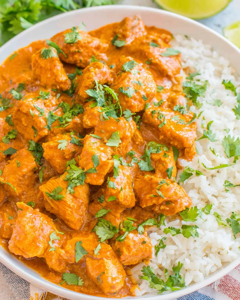 Classic Indian Butter Chicken dish photo
