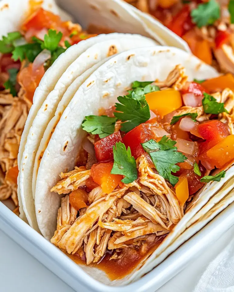 homemade Instant Pot 5-Ingredient Chicken Tacos photo