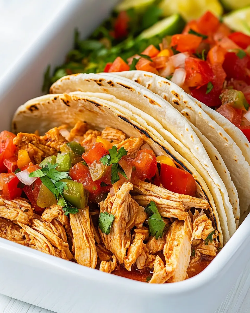 classic Instant Pot 5-Ingredient Chicken Tacos image