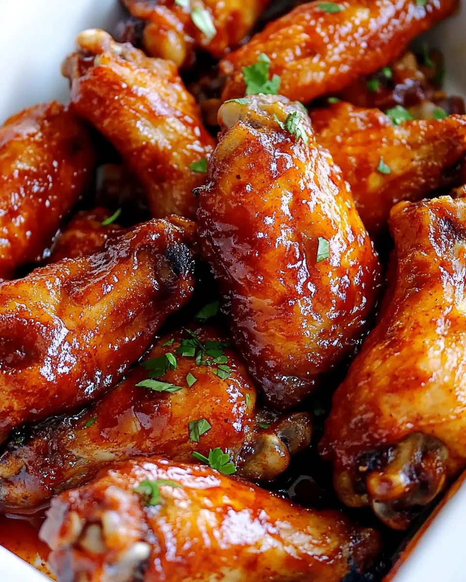 Homemade Instant Pot BBQ Chicken Wings Recipe photo