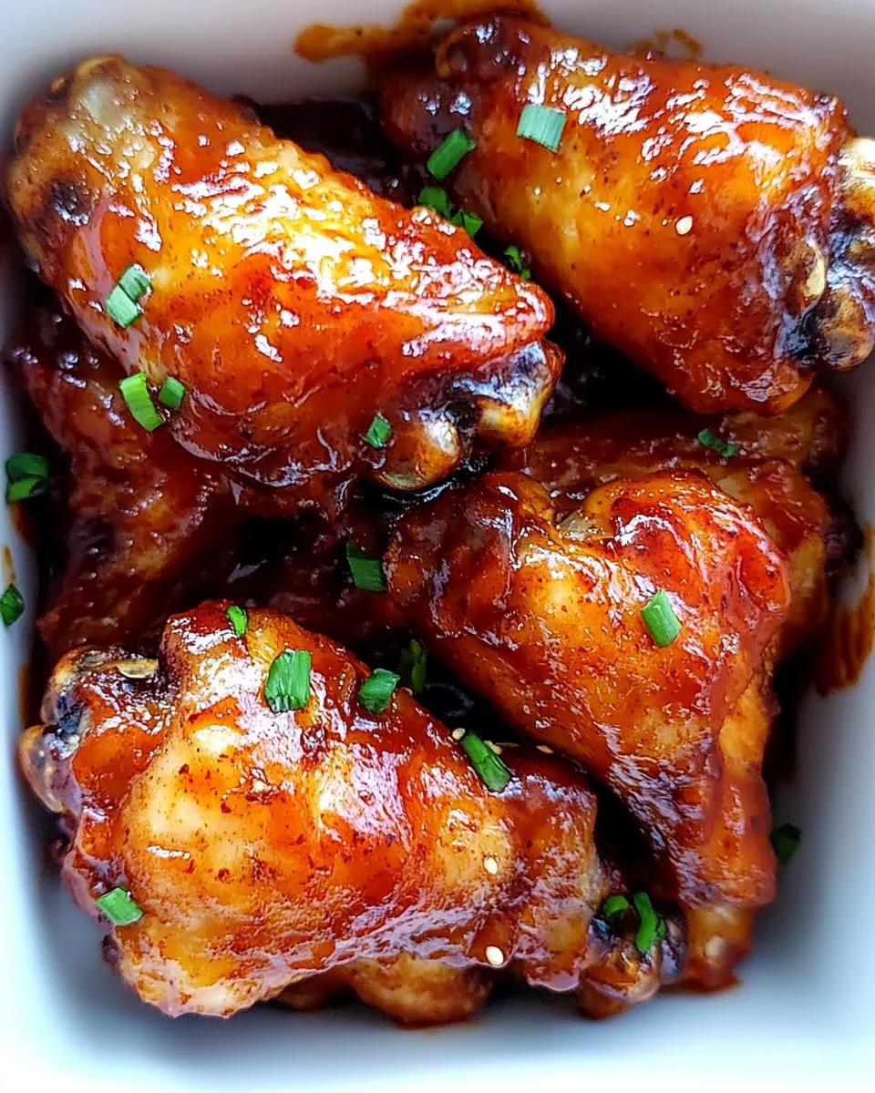 Classic Instant Pot BBQ Chicken Wings Recipe image