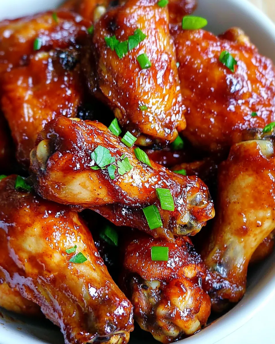Delicious Instant Pot BBQ Chicken Wings Recipe shot