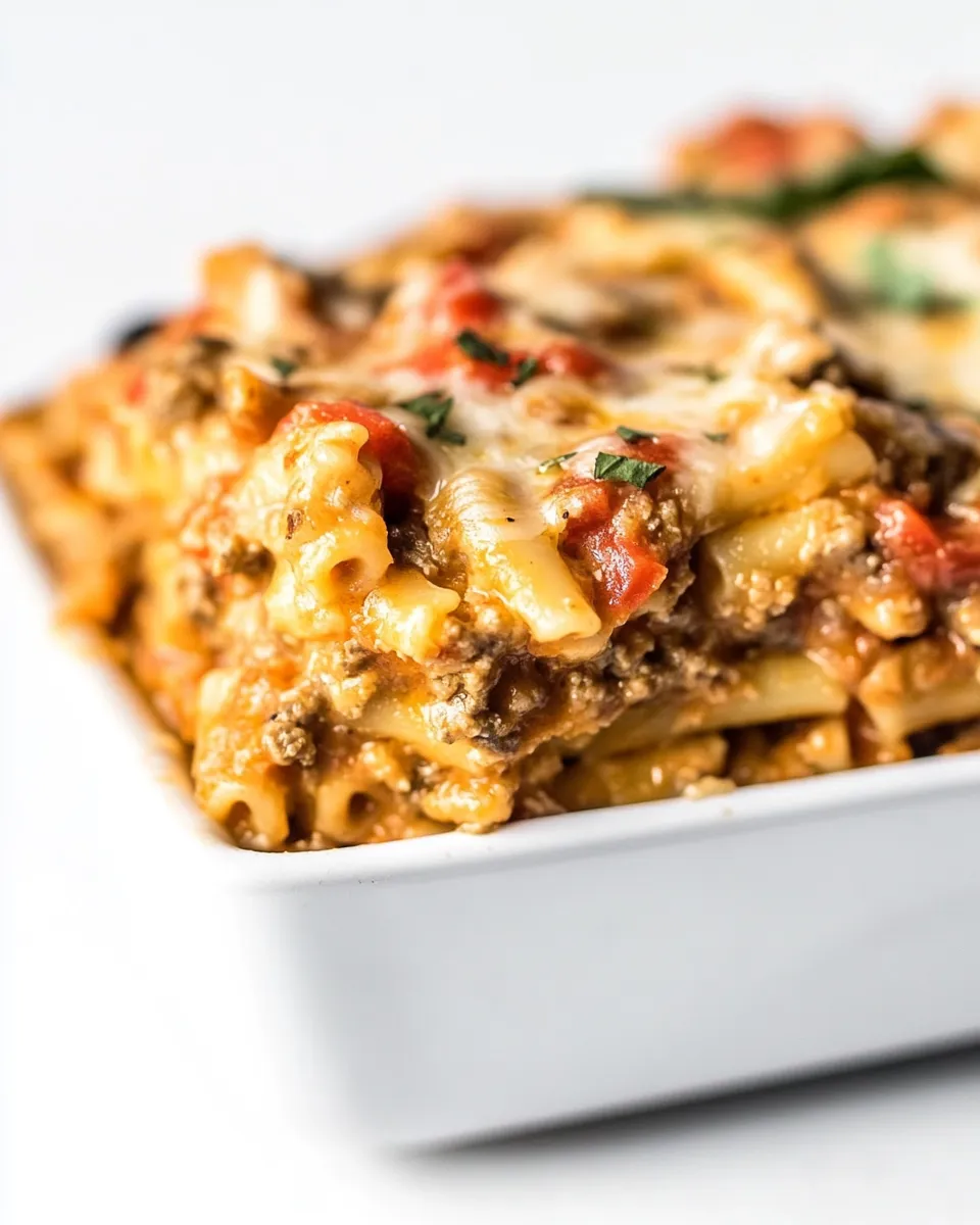 delicious Instant Pot Baked Ziti shot