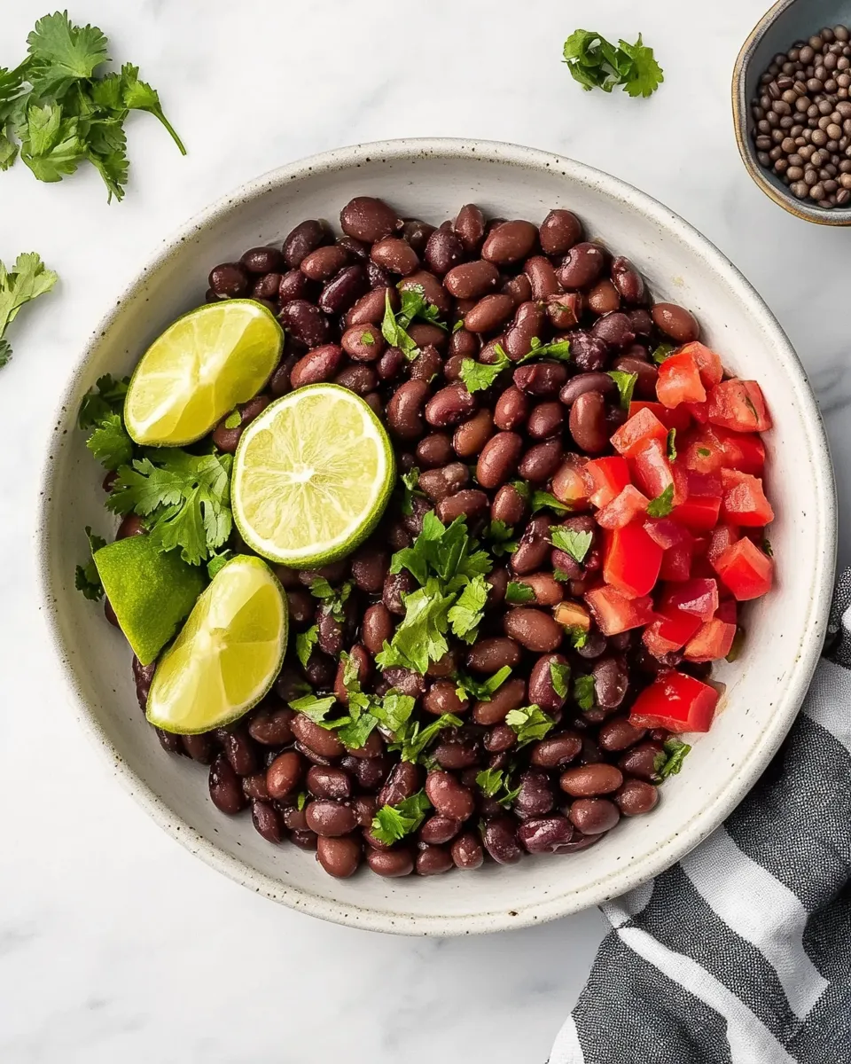 Delicious Instant Pot Black Beans shot
