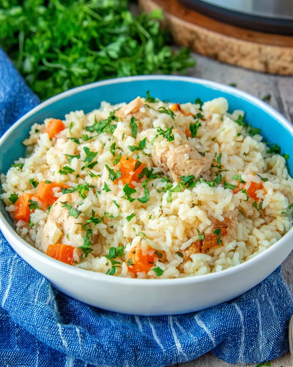 Classic Instant Pot Chicken And Rice dish photo