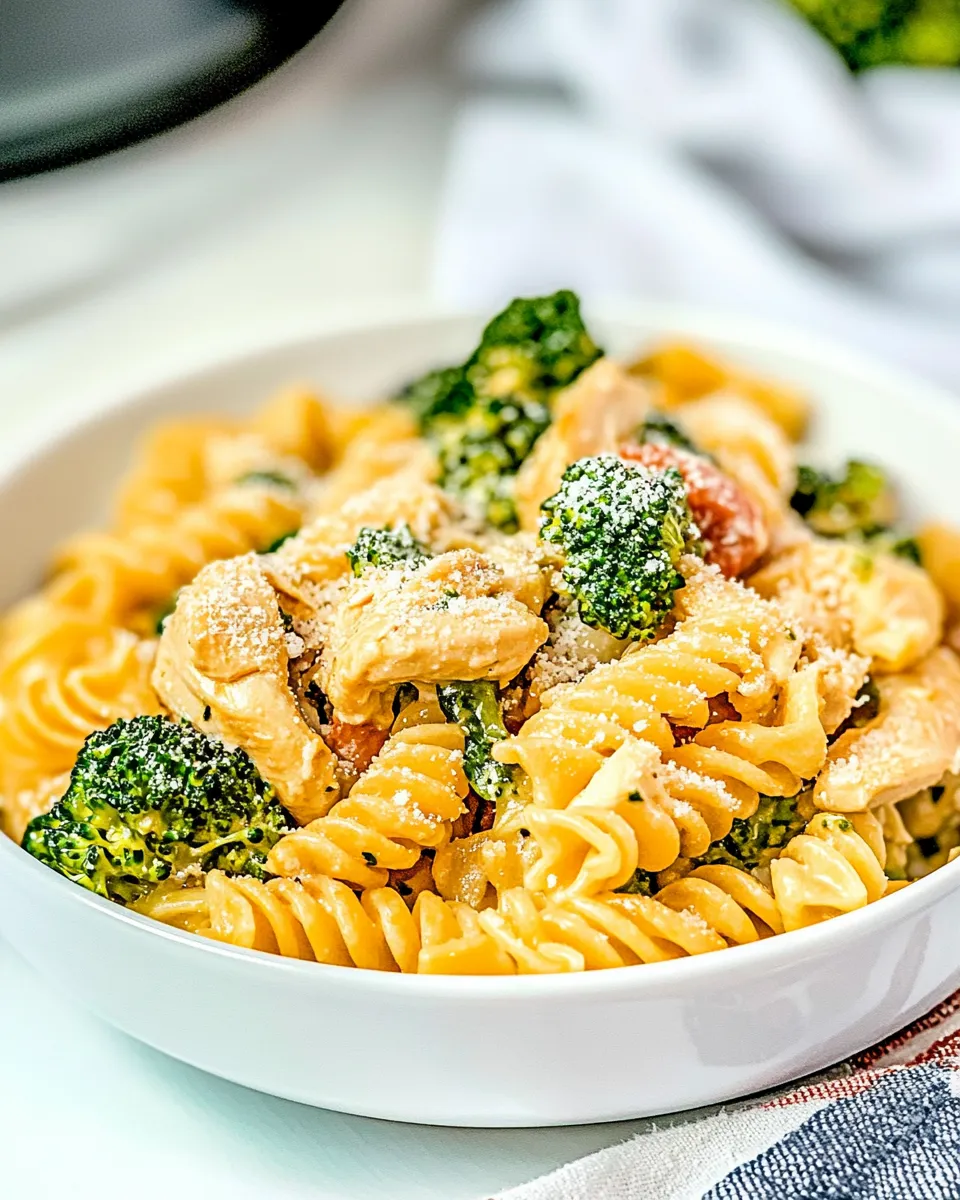 easy Instant Pot Chicken Broccoli Pasta recipe photo
