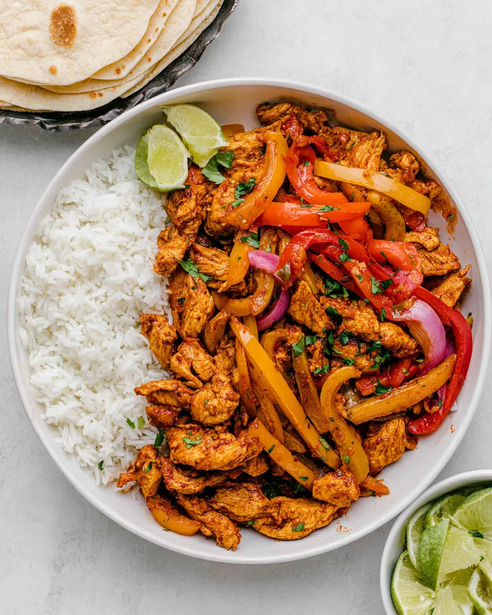 Classic Instant Pot Chicken Fajitas dish photo