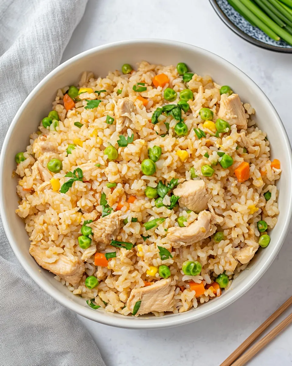 Delicious Instant Pot Chicken Fried Rice dish photo