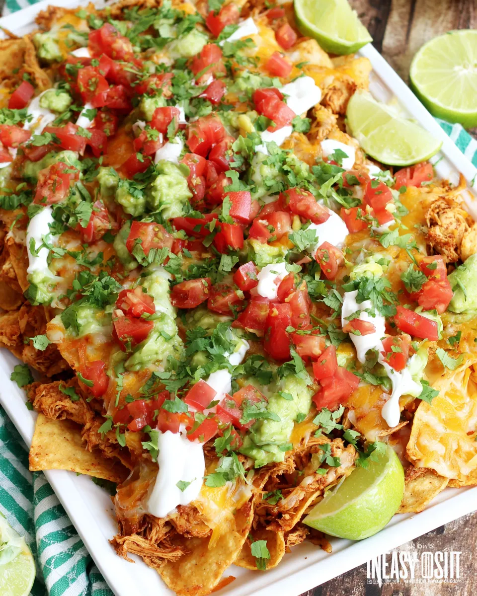 Delicious Instant Pot Chicken Nachos Recipe dish photo