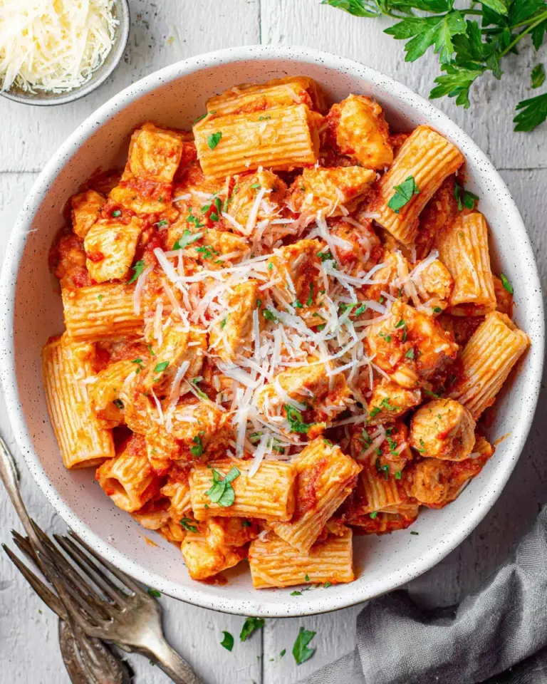 Homemade Instant Pot Chicken Parmesan Pasta recipe photo