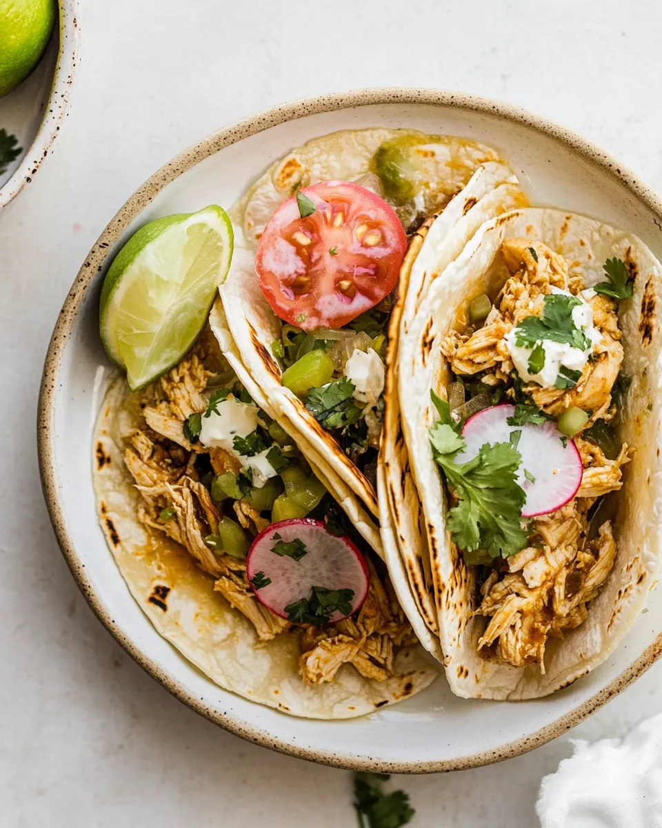 Homemade Instant Pot Chicken Tacos photo