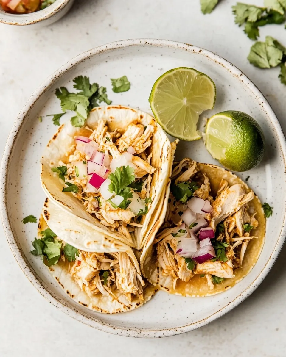 Easy Instant Pot Chicken Tacos recipe photo