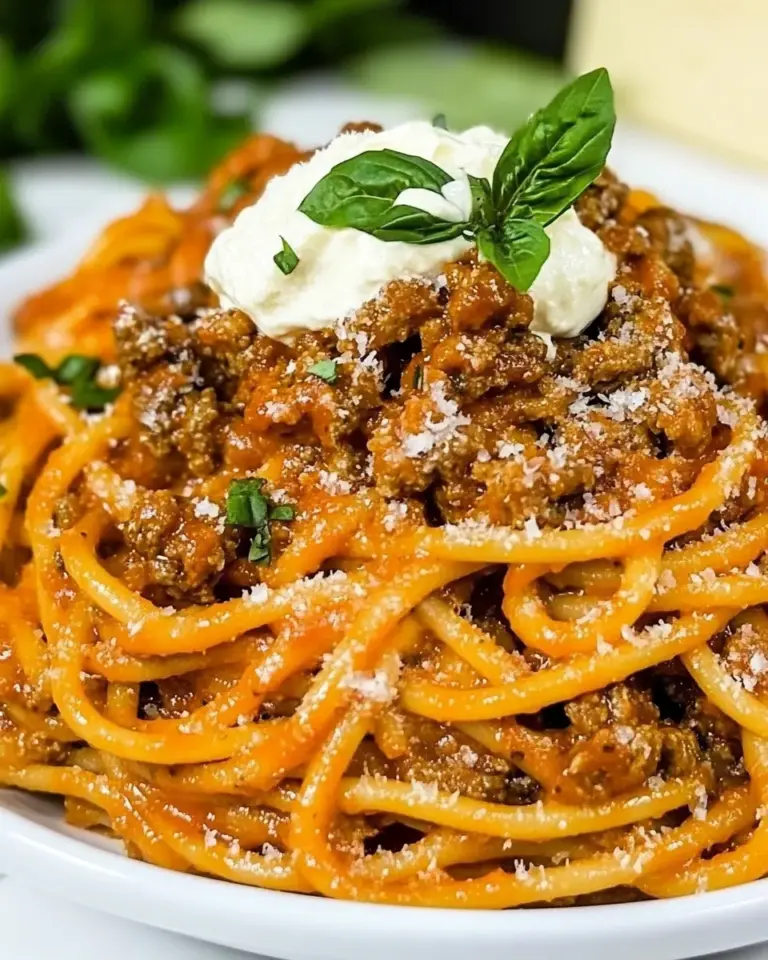 homemade Instant Pot Cream Cheese Spaghetti photo
