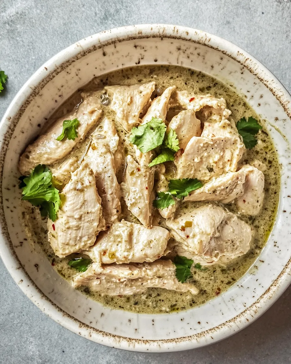 Homemade Instant Pot Creamy Salsa Verde Chicken photo