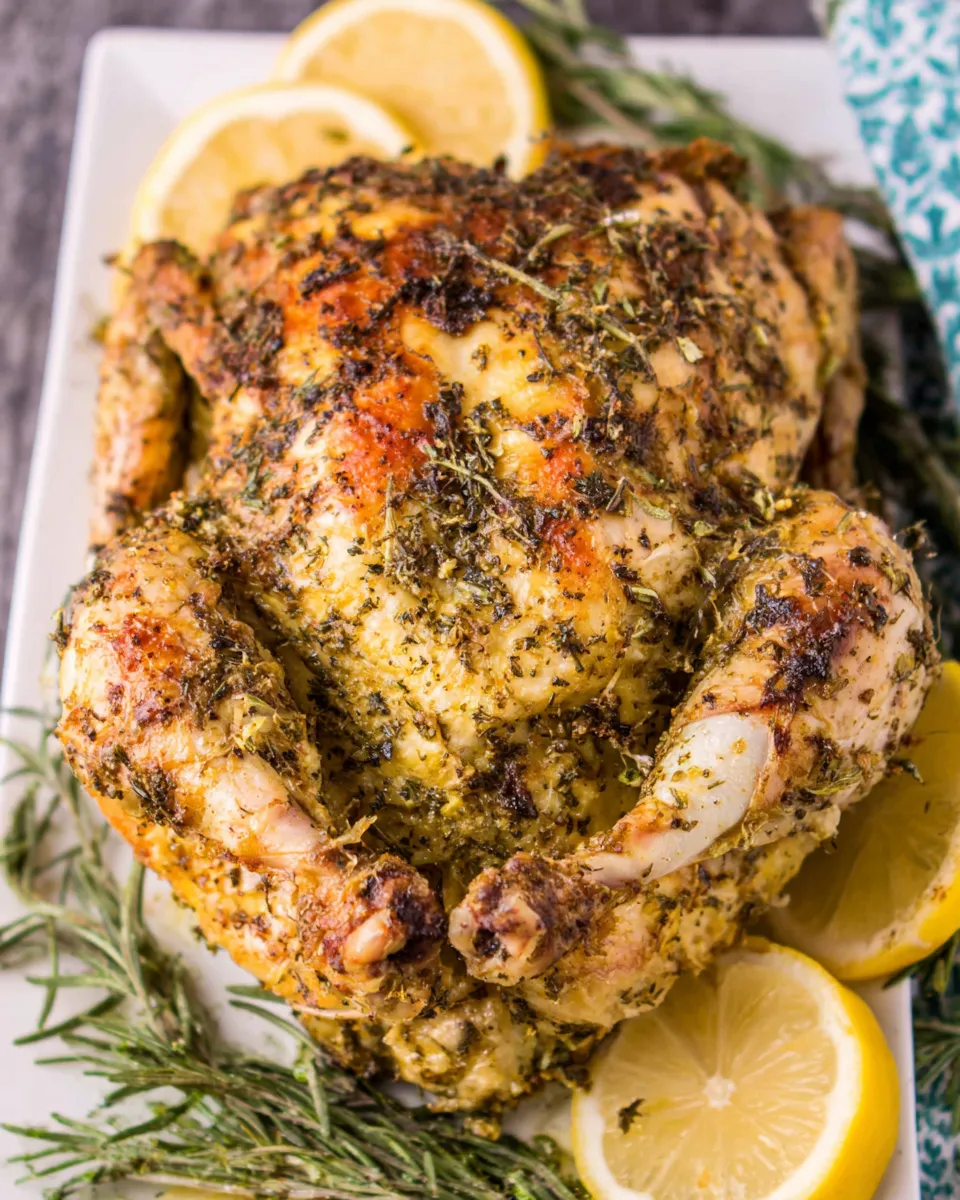Classic Instant Pot Garlic Herb Rotisserie Chicken image