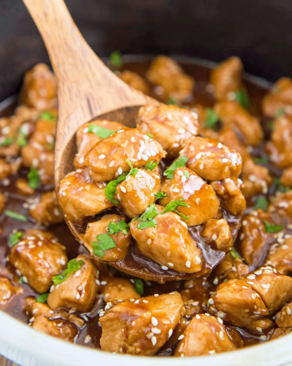 Homemade Instant Pot Garlic Sesame Chicken recipe photo