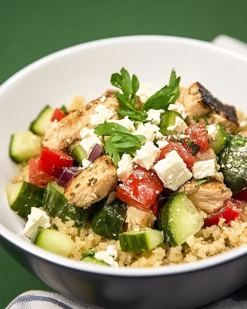 Classic Instant Pot Greek Chicken Bowls image