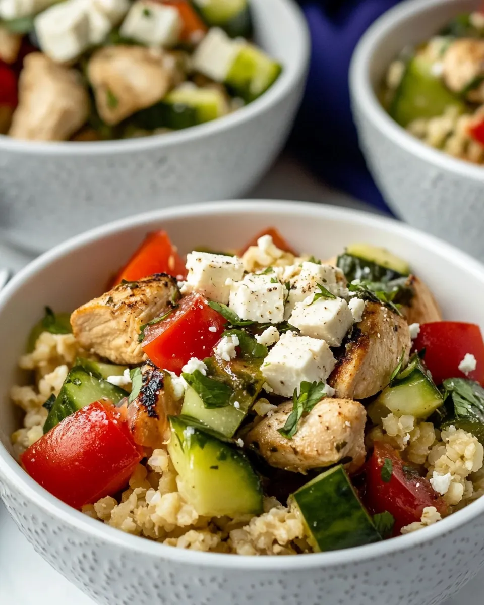 Easy Instant Pot Greek Chicken Bowls picture