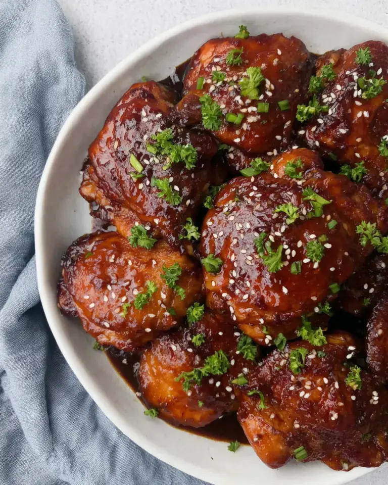 Easy Instant Pot Honey-Garlic Chicken Thighs recipe photo