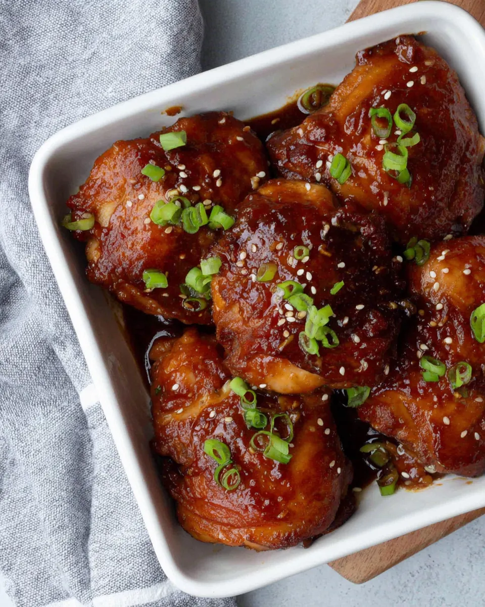 Delicious Instant Pot Honey-Garlic Chicken Thighs dish photo