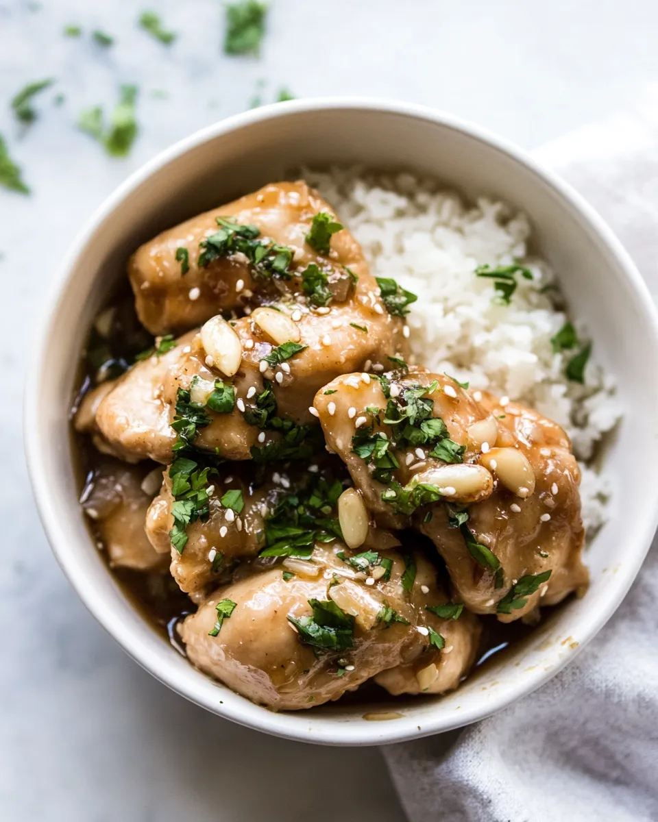 Delicious Instant Pot Honey Garlic Chicken Recipe shot