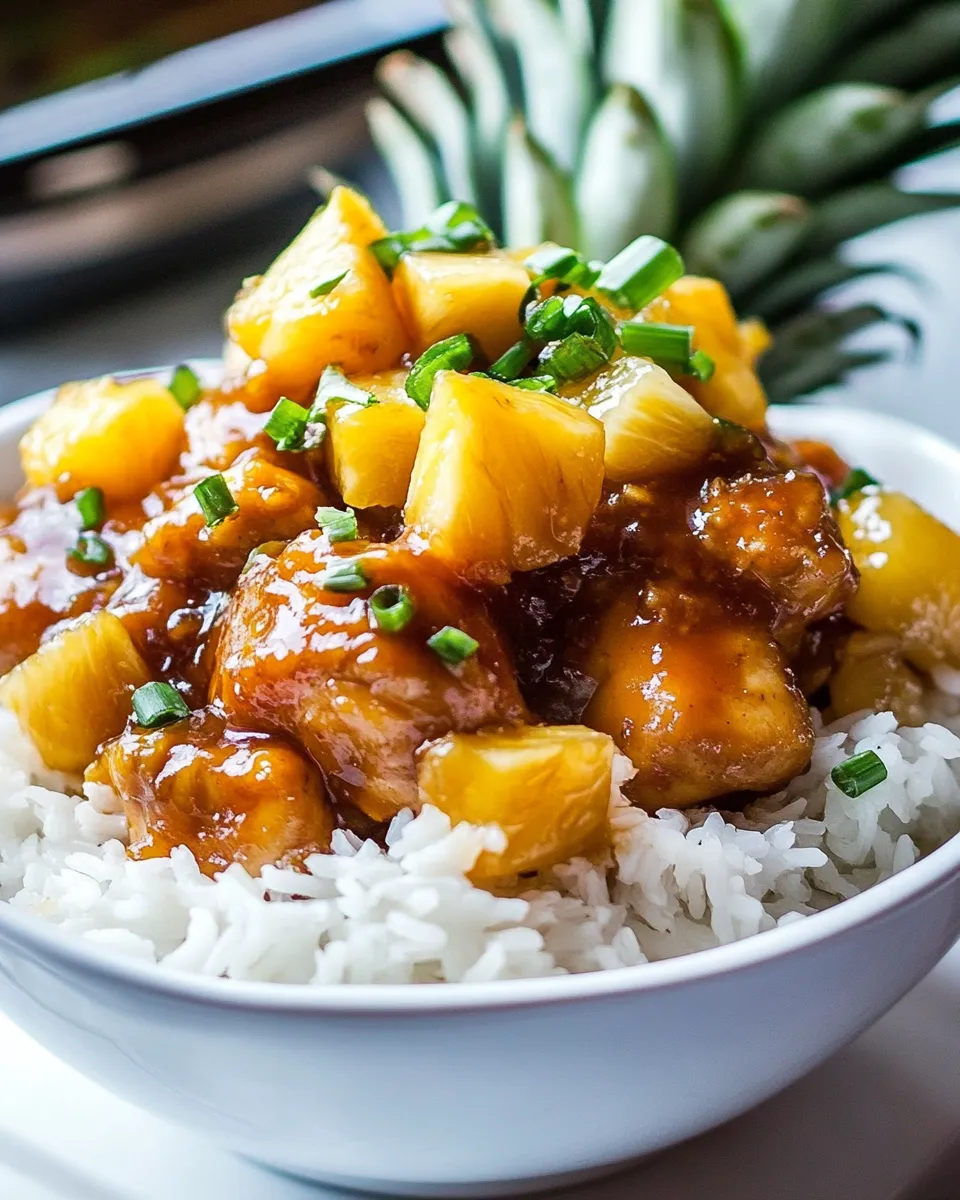 Classic Instant Pot Pineapple Chicken image
