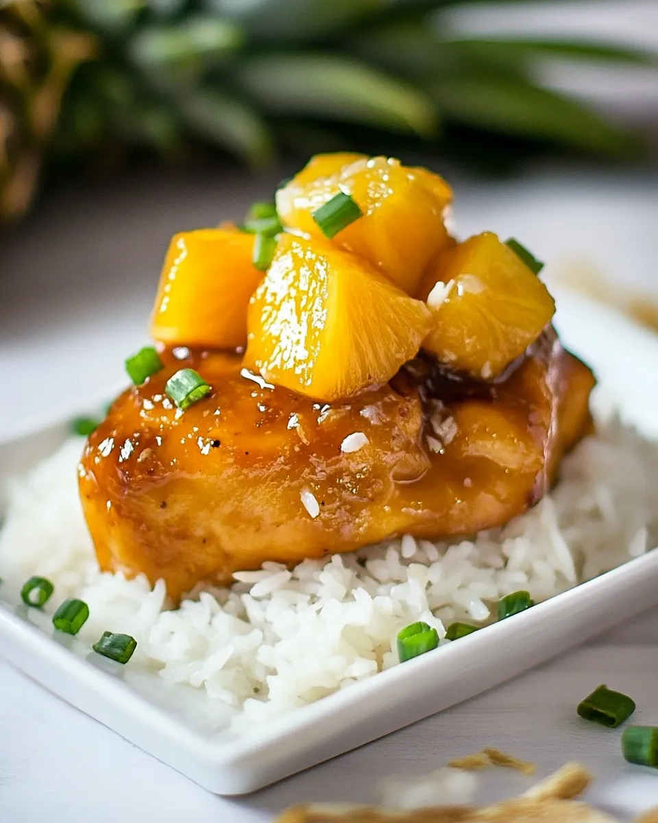 Easy Instant Pot Pineapple Chicken recipe image