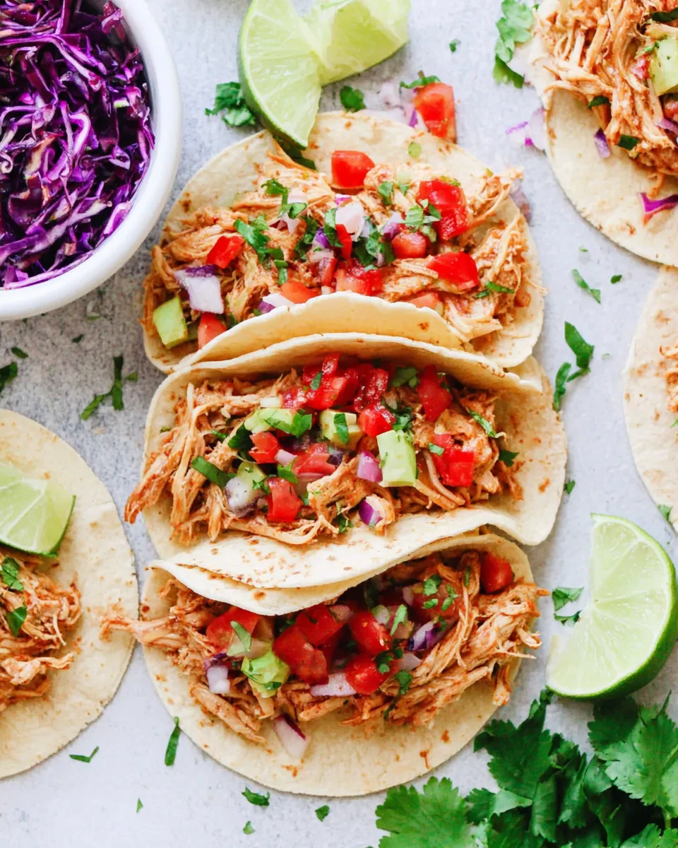Delicious Instant Pot Shredded Chicken Tacos picture