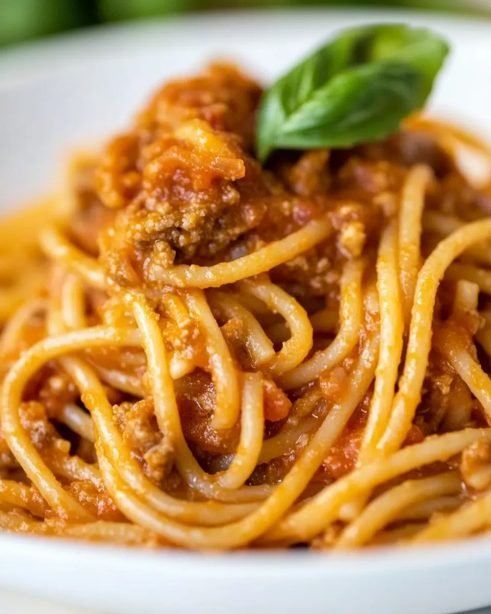 delicious Instant Pot Skinny Spaghetti shot