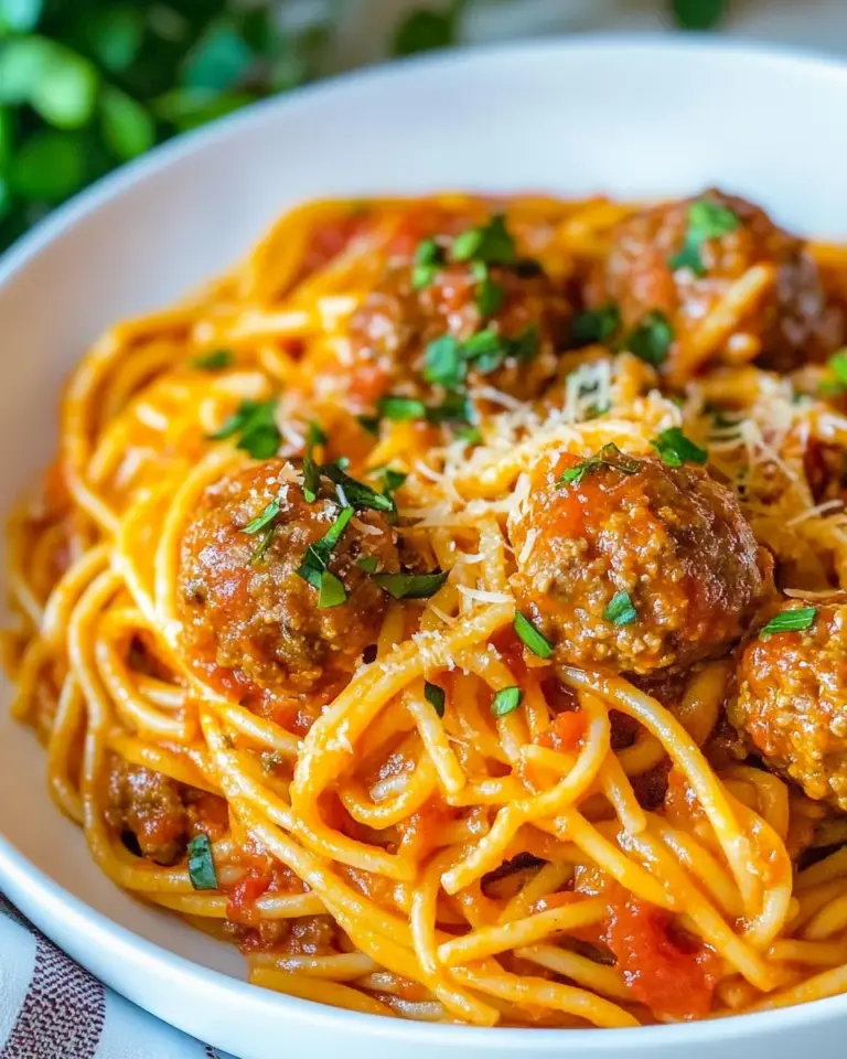 Homemade Instant Pot Spaghetti and Meatballs photo