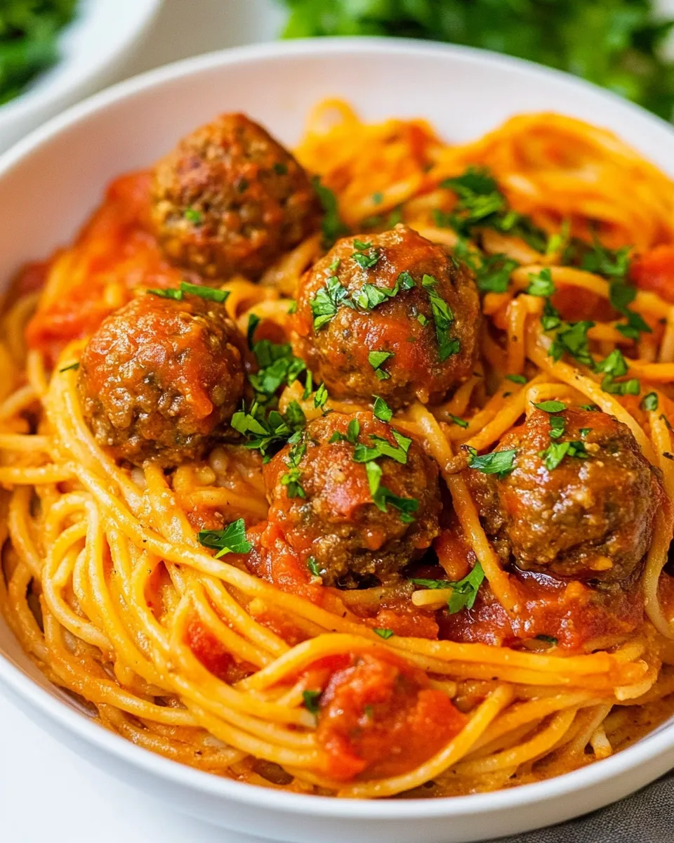 Easy Instant Pot Spaghetti and Meatballs recipe photo