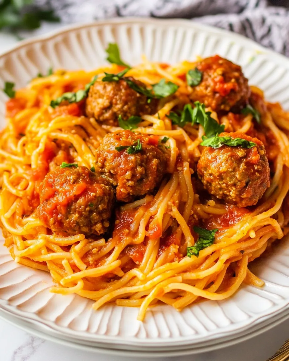 Delicious Instant Pot Spaghetti and Meatballs dish photo