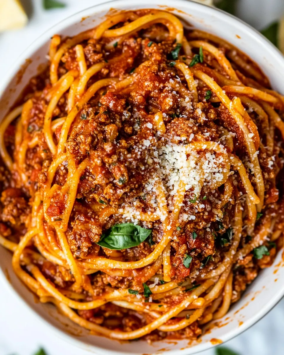 Classic Instant Pot Spaghetti with Meat Sauce image