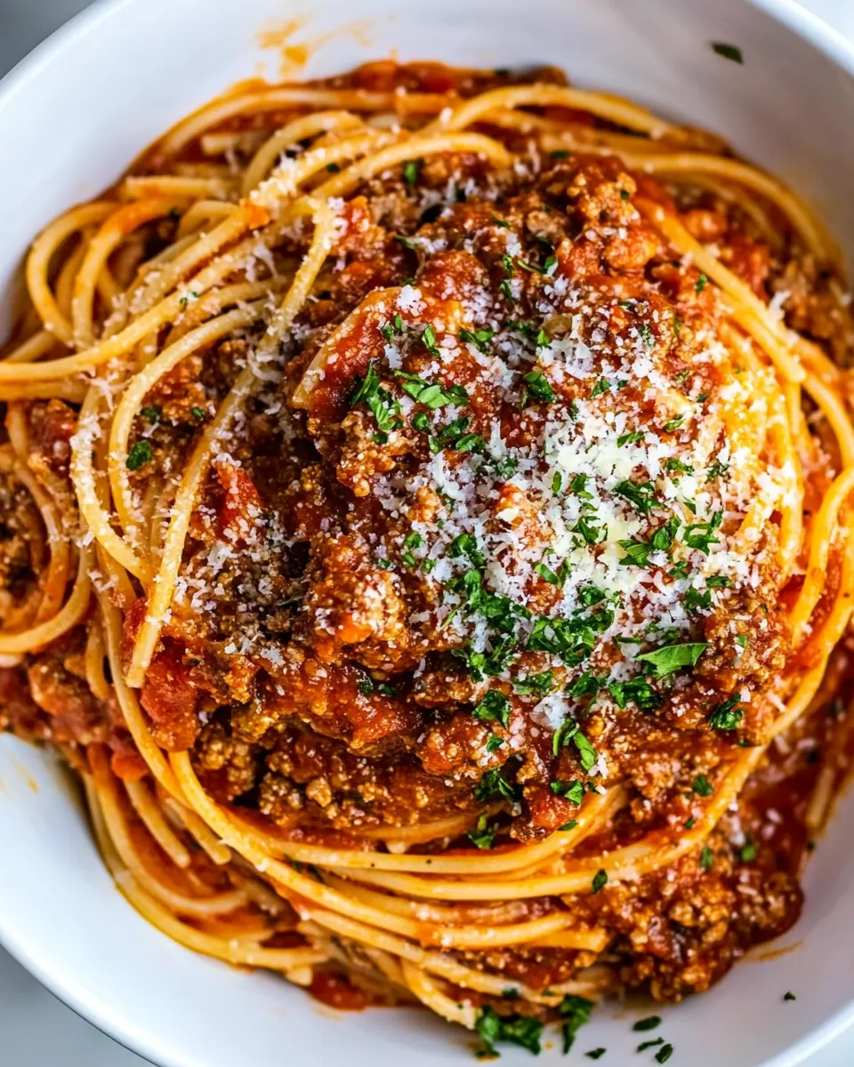 Delicious Instant Pot Spaghetti with Meat Sauce dish photo