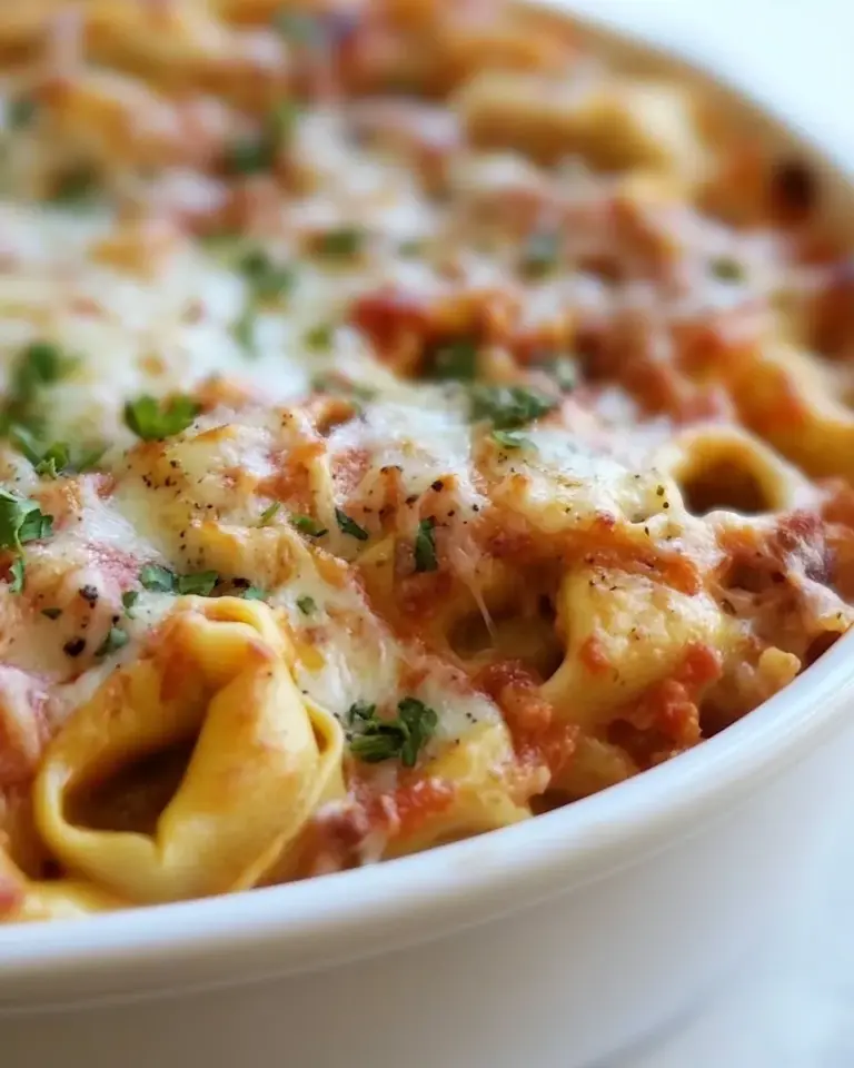 Homemade Italian Herb Baked Cheese Tortellini photo