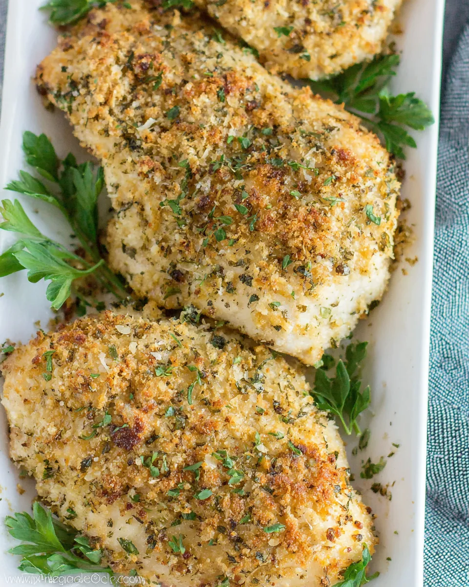 Homemade Italian Style Baked Chicken Cutlets photo
