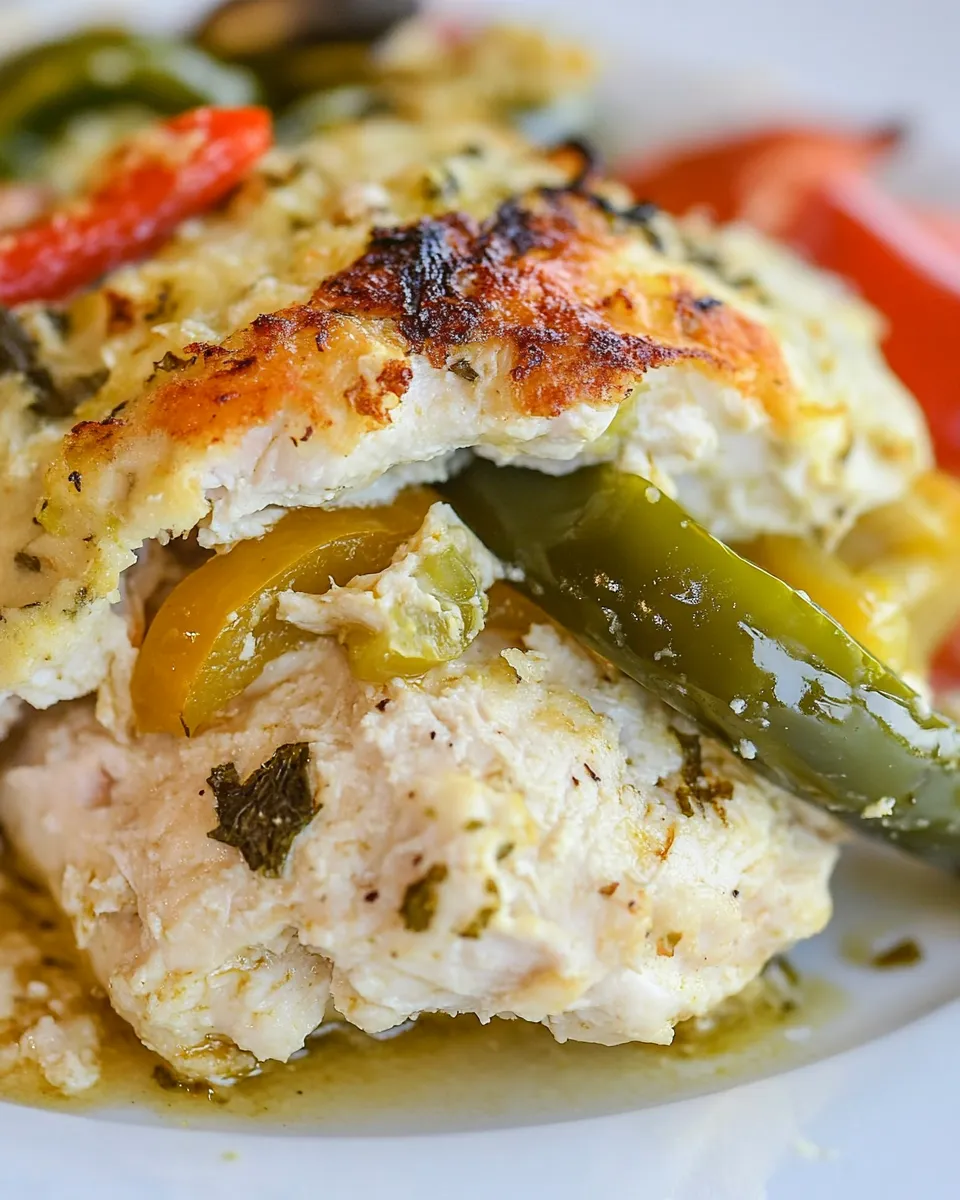 Delicious Jalapeno Popper Stuffed Chicken dish photo