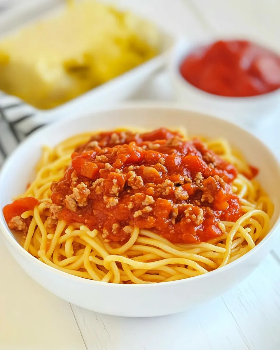 Easy Jollibee Spaghetti recipe photo