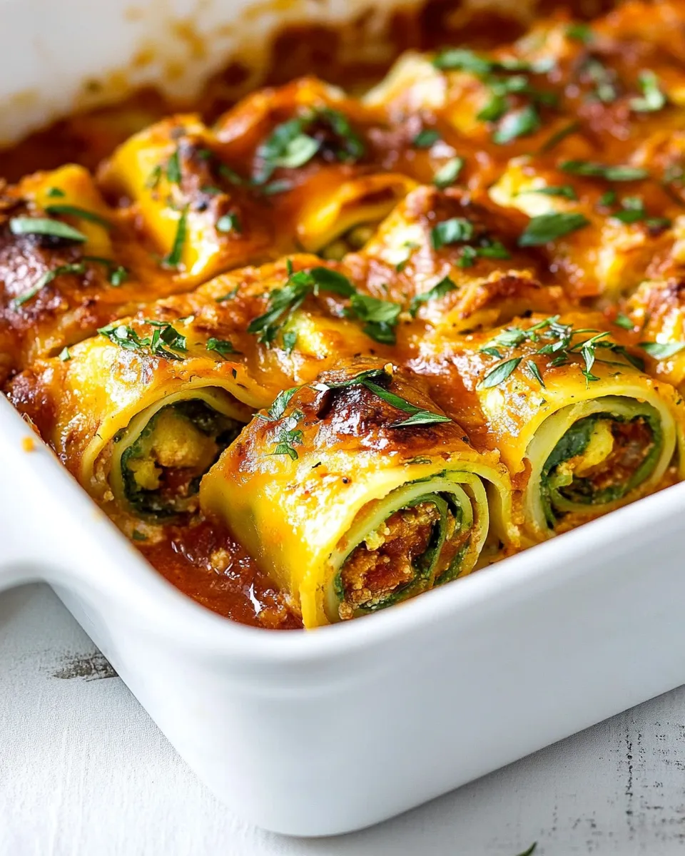 Classic Keto Lasagna Roll Ups image