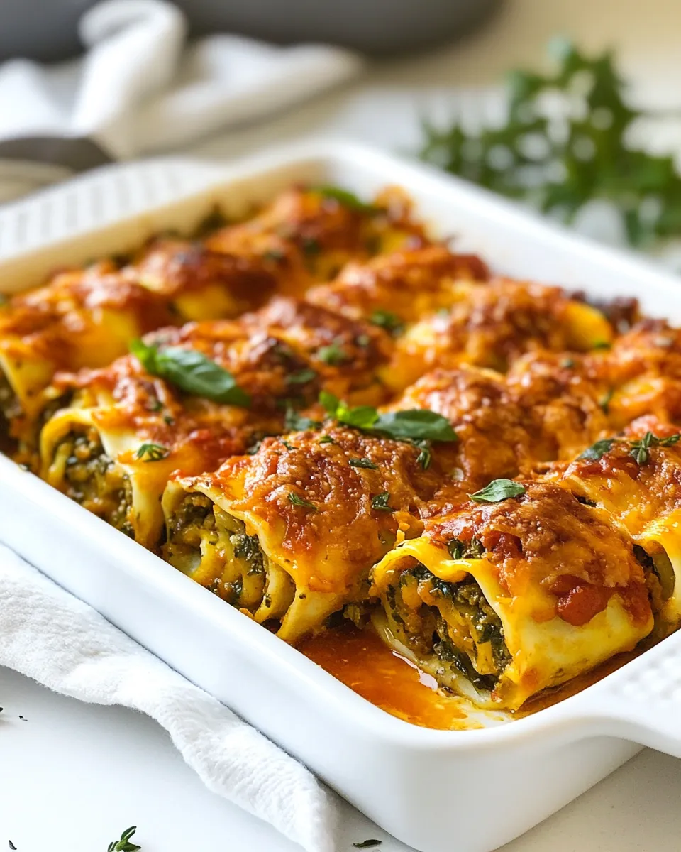 Easy Keto Lasagna Roll Ups recipe photo