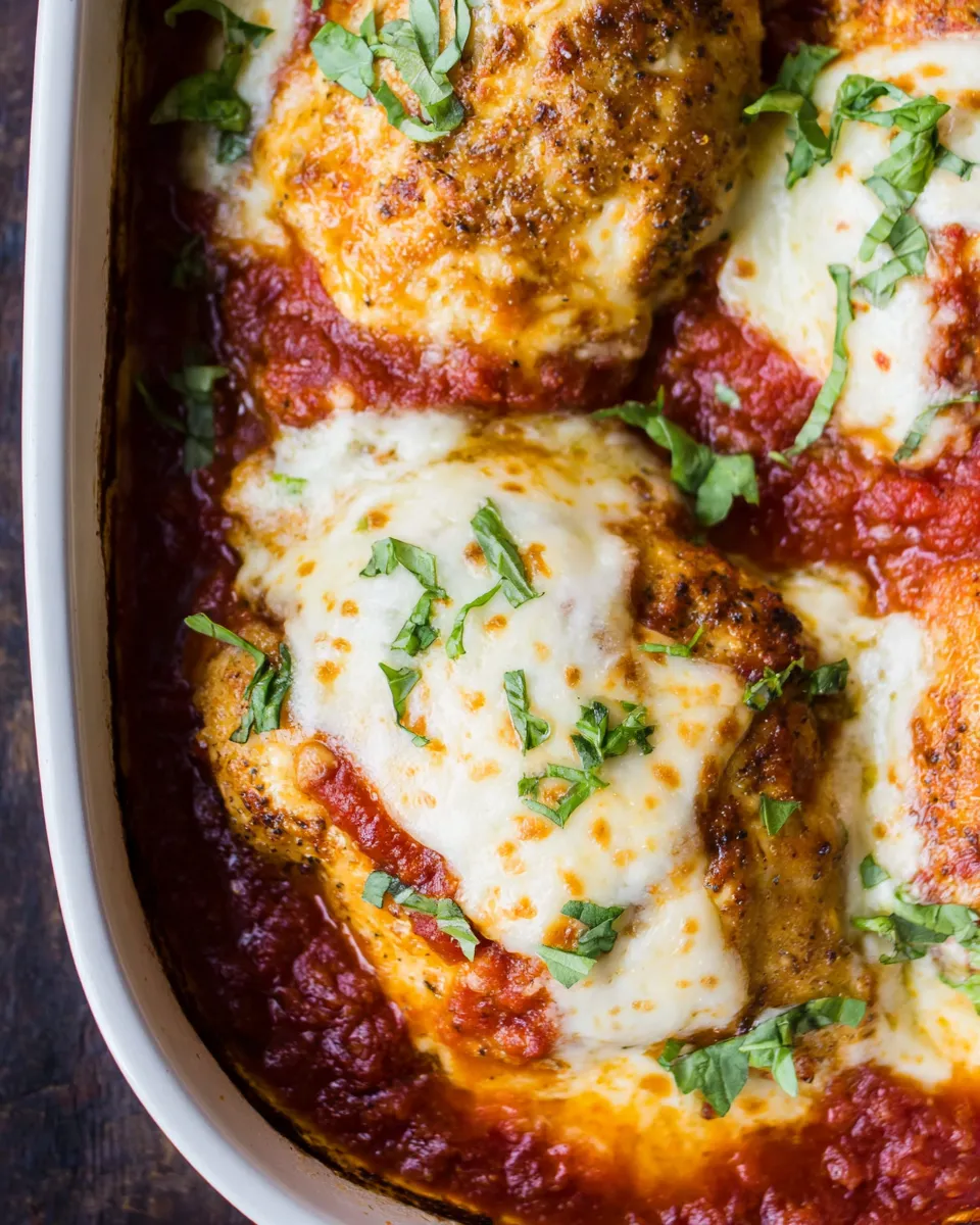 Homemade Keto Stuffed Chicken Parmesan recipe photo