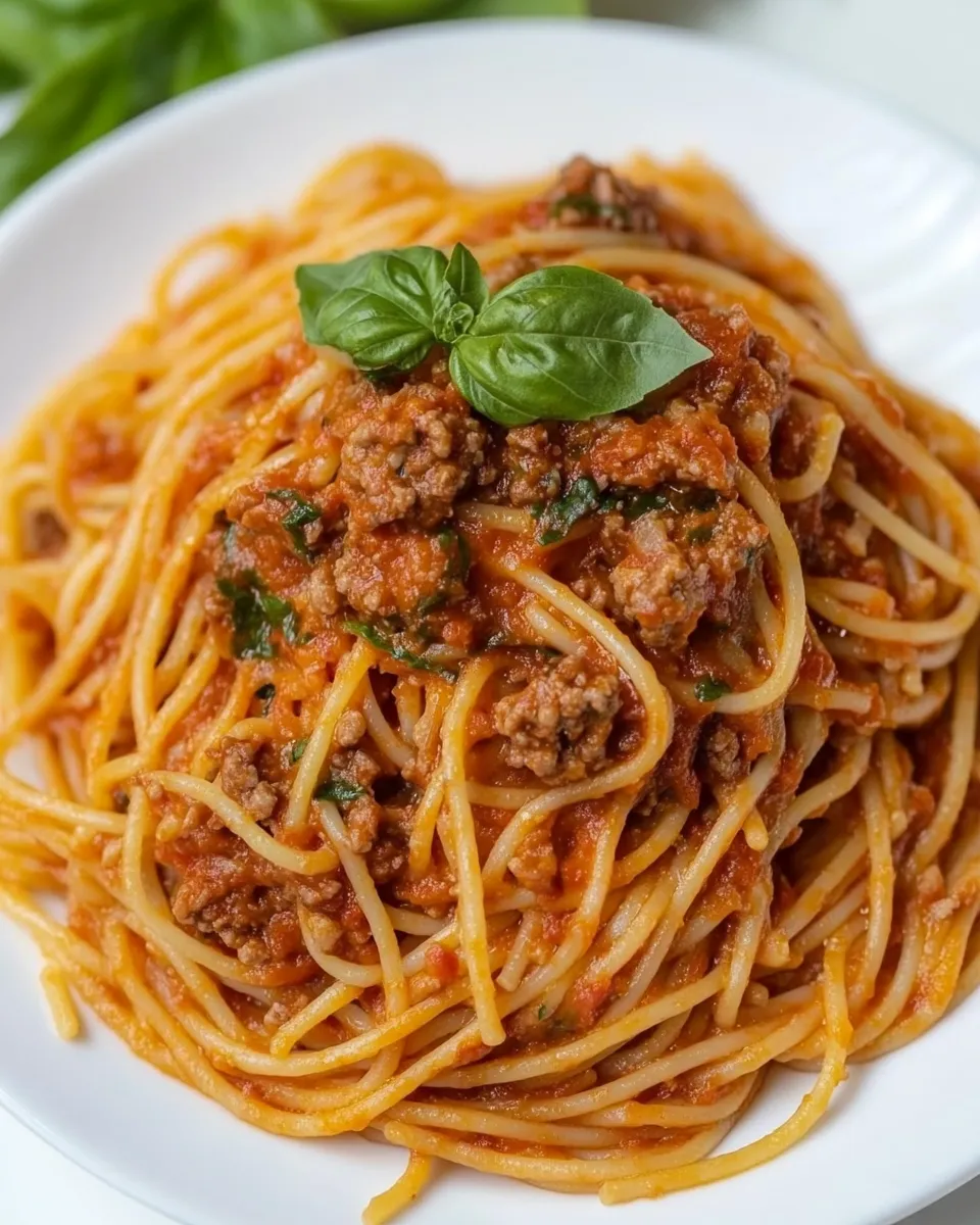 Homemade Kid-Friendly Spaghetti photo