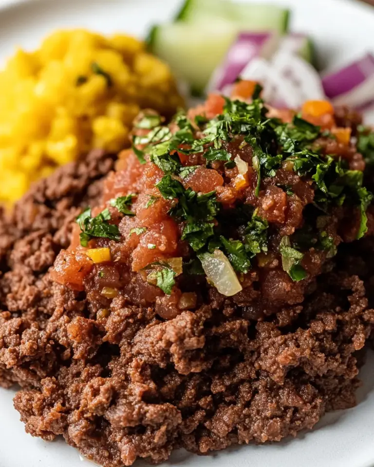 homemade Kitfo (Ethiopian Steak Tartare) photo