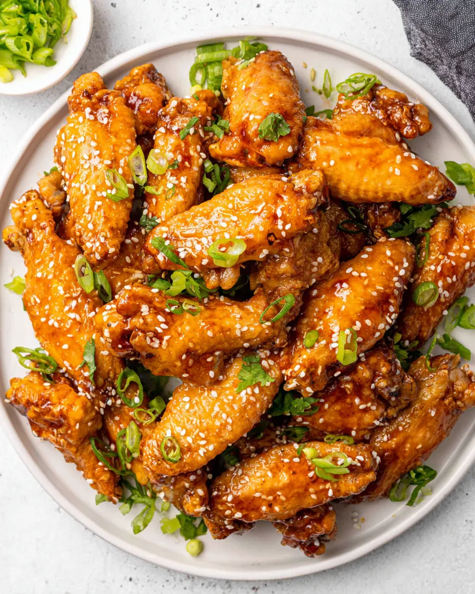Classic Korean Air Fryer Chicken Wings image