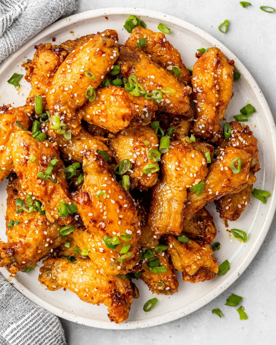 Easy Korean Air Fryer Chicken Wings recipe photo