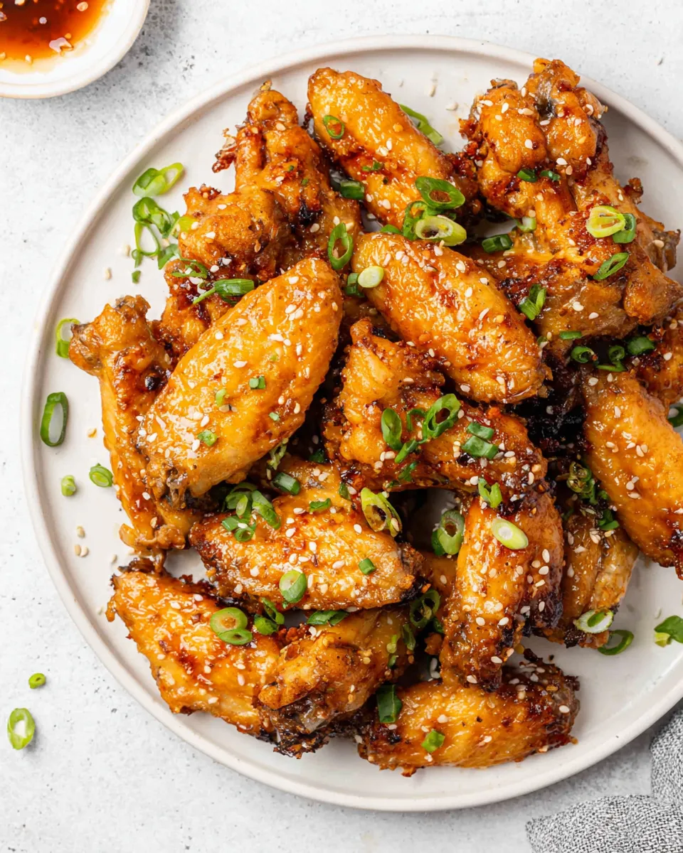 Delicious Korean Air Fryer Chicken Wings dish photo