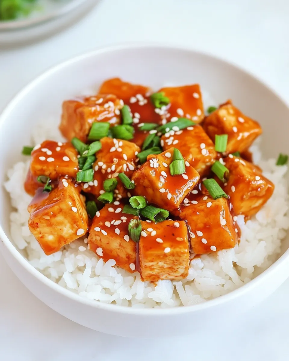 Homemade Korean Tofu Recipe photo