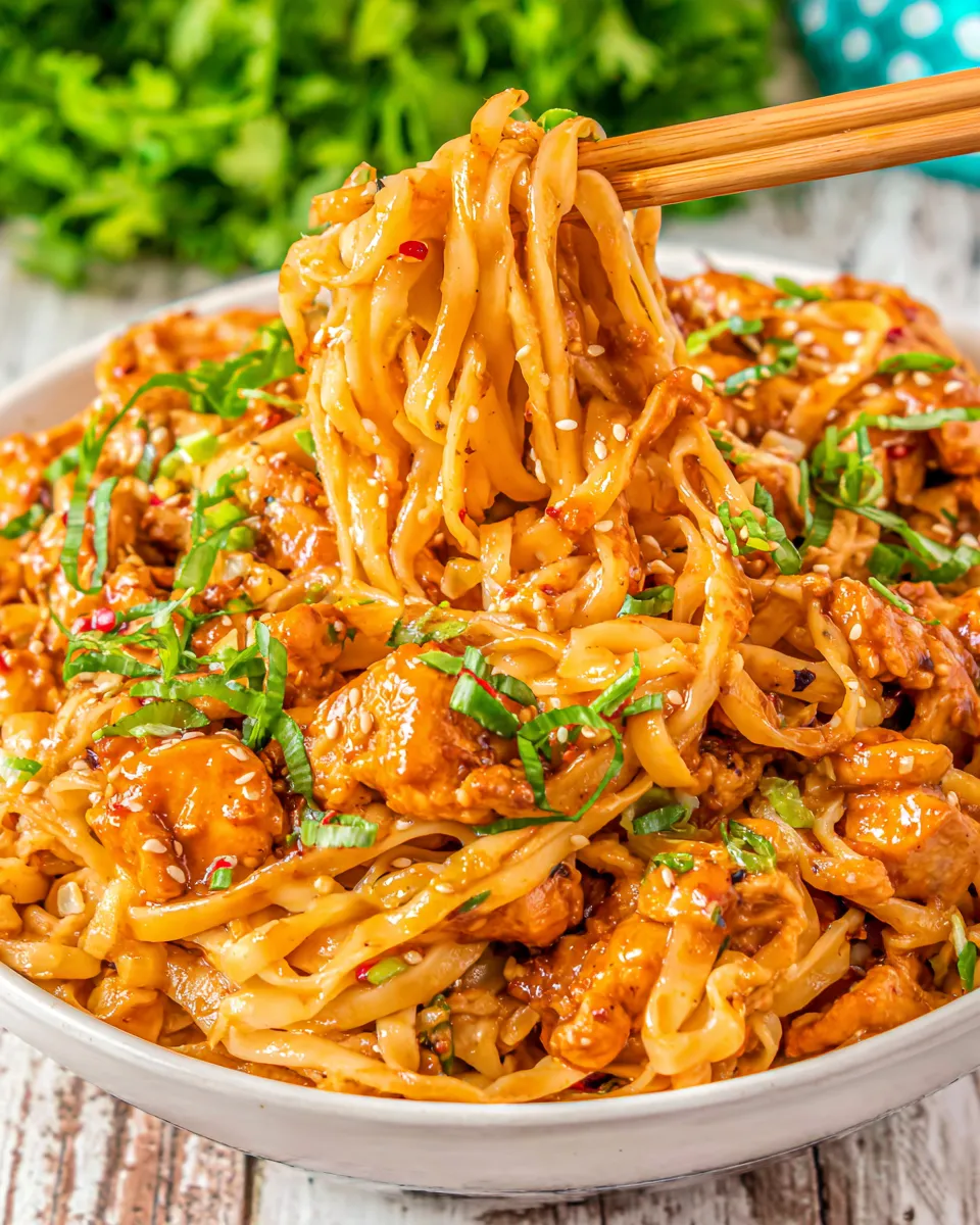 Classic Kung Pao Chicken Noodles image