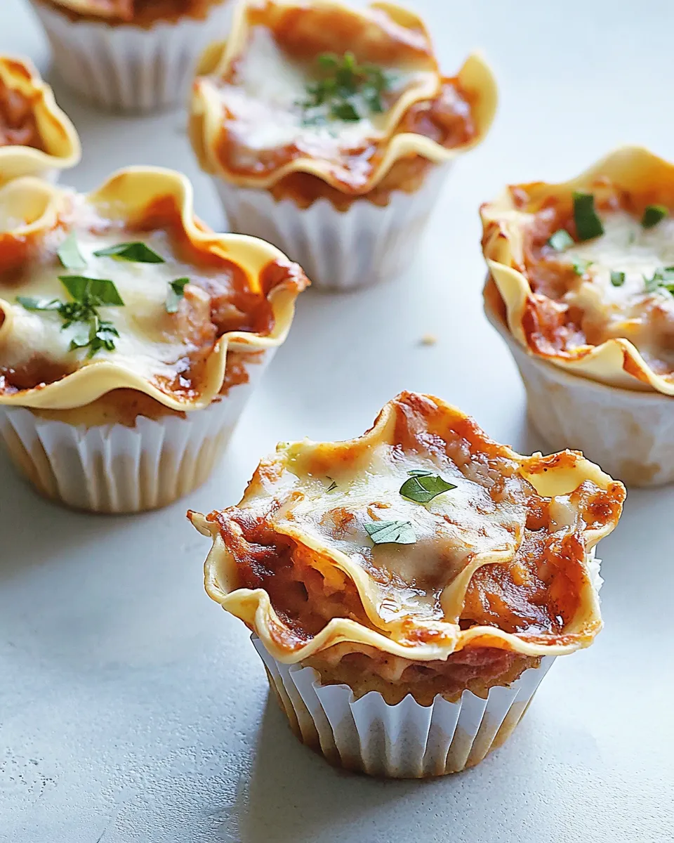 Classic Lasagna Cupcakes image